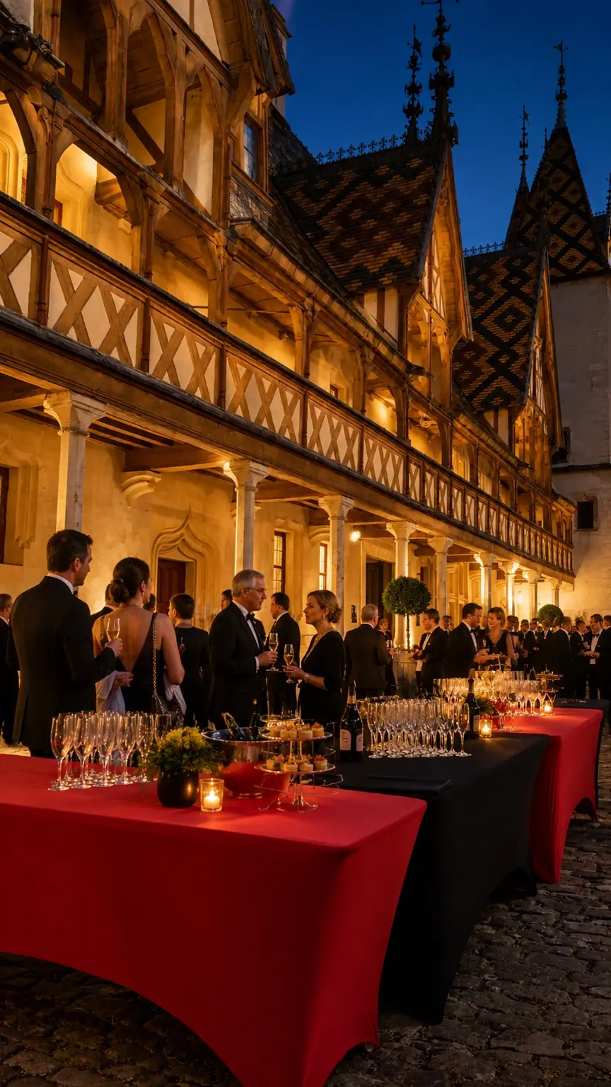 Cocktail professionnel organisé dans un lieu de réception